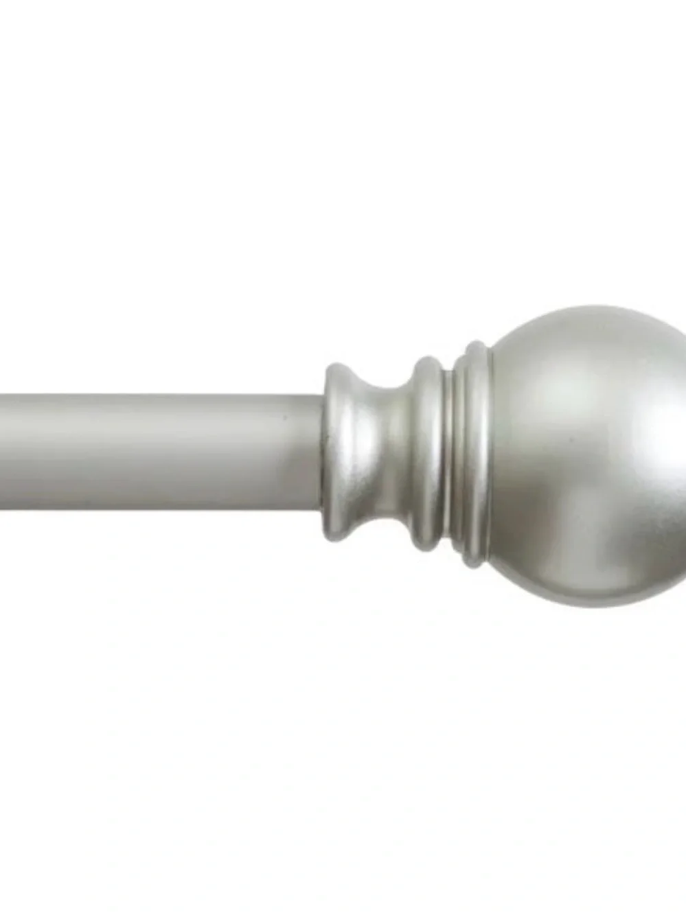 Silver curtain rods (2)